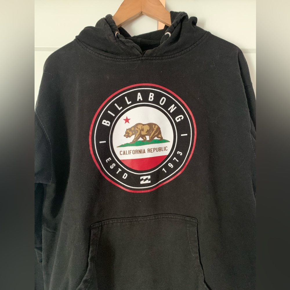 Vintage Hoodie Billabong Medium black